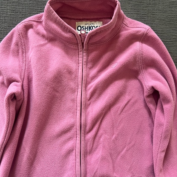 OshKosh B'gosh Soft Pink Fleece Hoodie - Picture 2 of 2